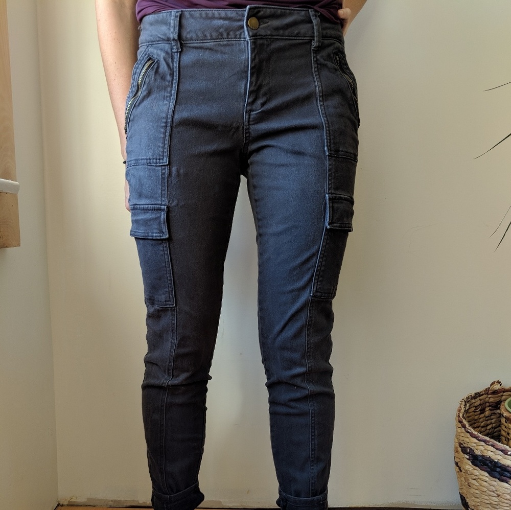 Blue khakis
